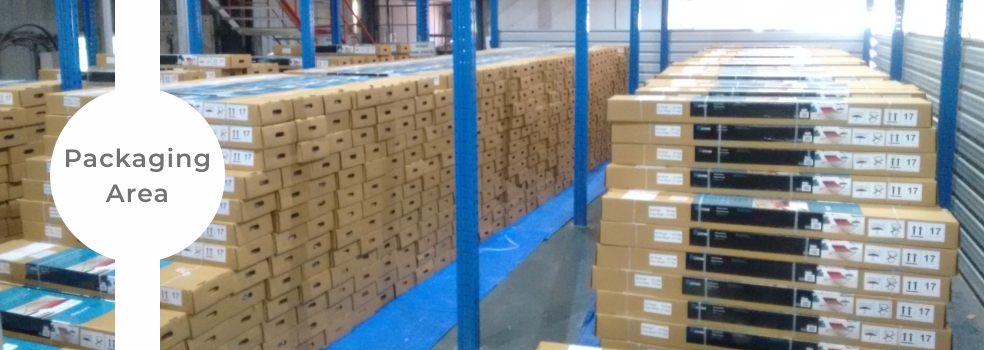 packaging area